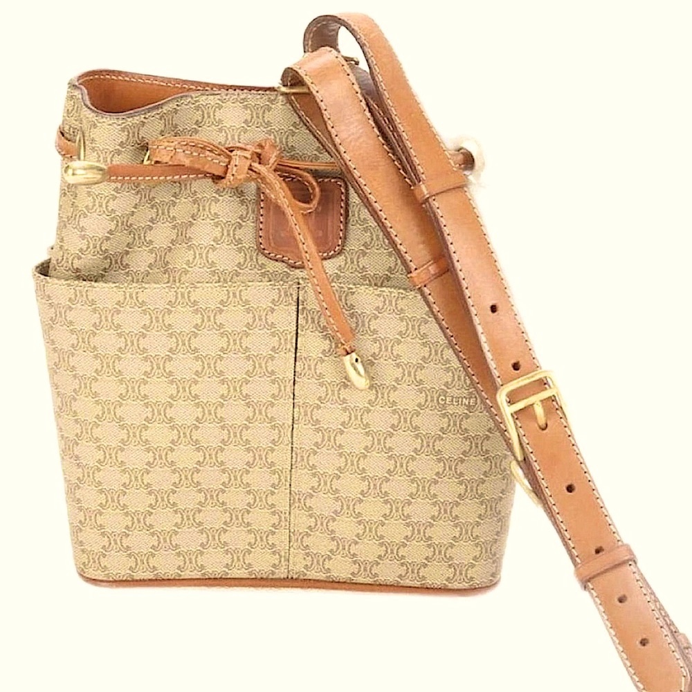 Celine Macadamia Beige and Brown Bucket Bag - Picture 3 of 17